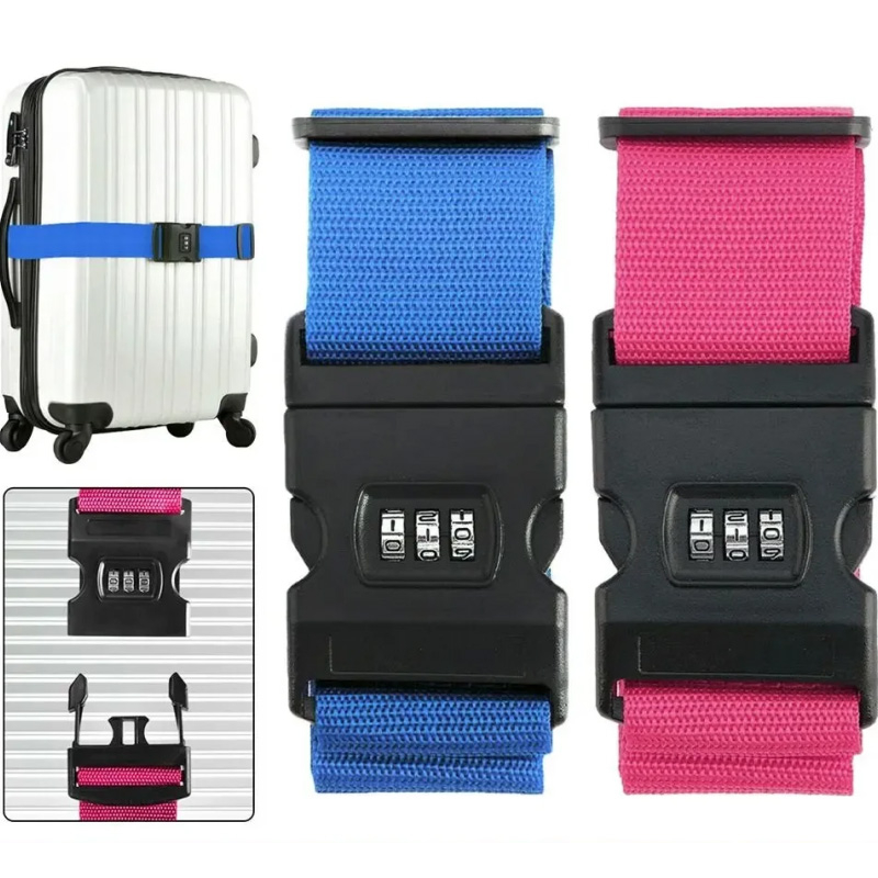 Travel Luggage Set - Ремни для багажа, прочные, эластичные, обеспечивающие