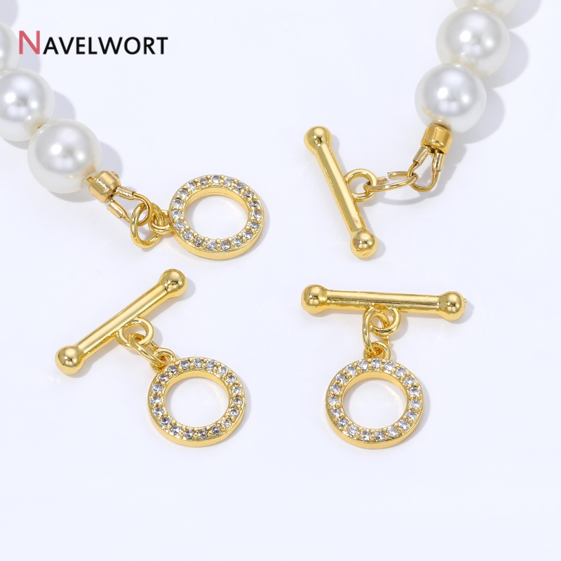 Gold Plated Jewelry - Застежки-тогглы из латуни с позолотой 18K