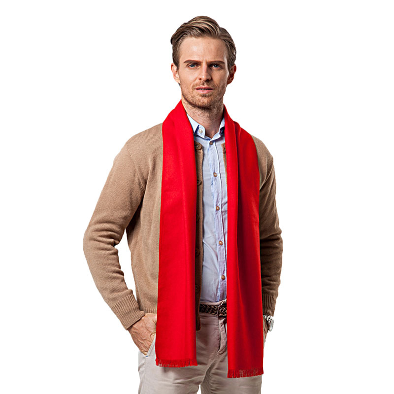 Модный зимний однотонный мужск – обзор и цена Cashmere Scarf