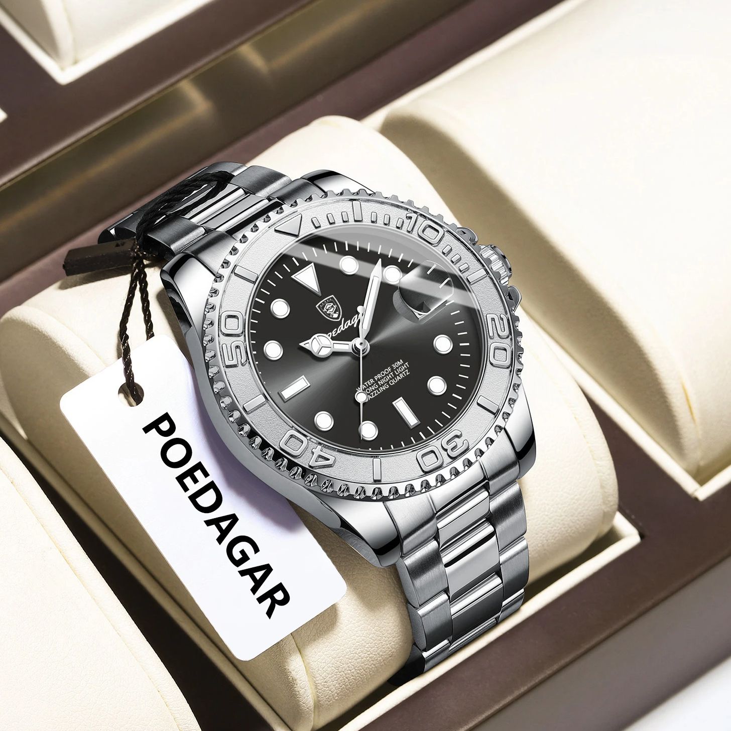 POEDAGAR модные спортивные муж – обзор и цена Luxury Watch Men