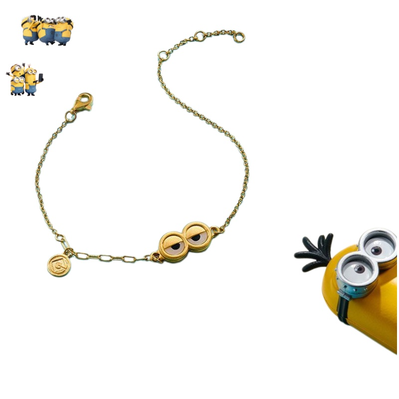 Золотой браслет серии Minions  – обзор и цена Gold Plated Jewelry