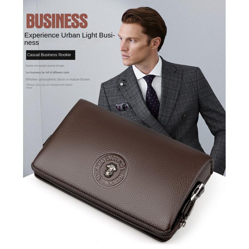Мужские длинные кошельки для д – обзор и цена Leather Wallet Men