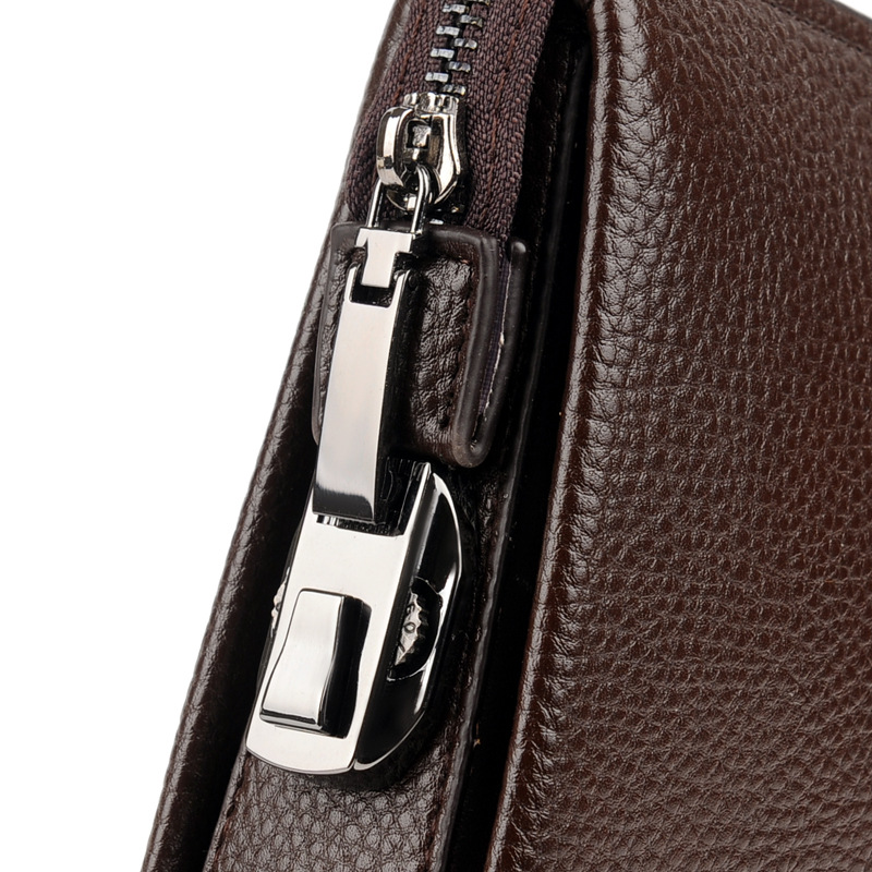 Мужские длинные кошельки для д – обзор и цена Leather Wallet Men